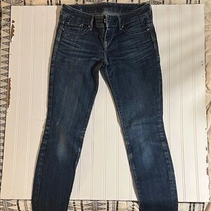 Express Dark Blue Women's Skinny Jeans